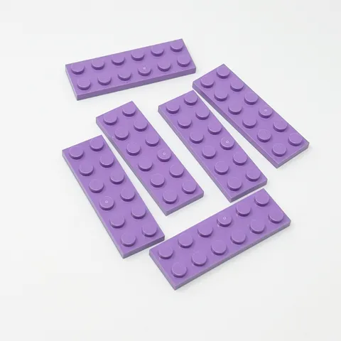 3795 LEGO Parts Plate 2x6 MEDIUM LAVENDER (6)