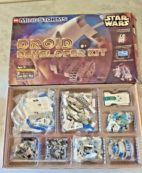 Vintage LEGO MINDSTORMS: Droid Developer Kit (9748) New open box sealed bags