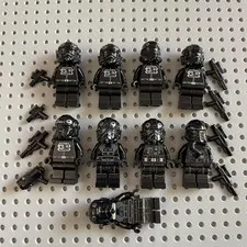 LEGO Tie Fighter Minifigure Lot Star Wars x9 - Imperial Episode 4,5,6