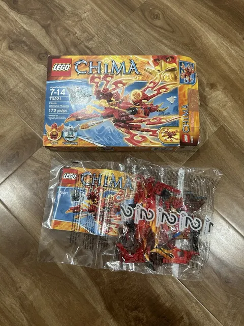 LEGO Legends of CHIMA: Flinx's Ultimate Phoenix (70221)Incomplete NO BAG 1
