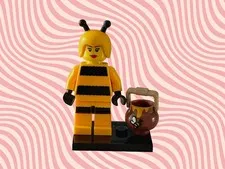 BUMBLEBEE GIRL, SERIES 10 (col151) Collectible Minifigures Used LEGO Minifigure