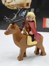 NEW Lord of the Rings Elf-Warden Haldir + Battle Deer Custom Lego Minifigure