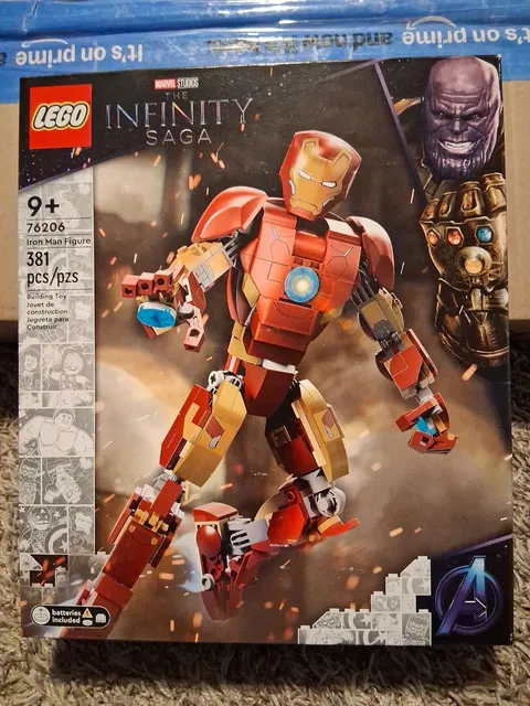 Lego 76206 Iron Man Figure SEALED Box Infinity Saga Avengers 2022 Tony Stark