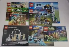 Lot Of 8 LEGO Instruction Manuals 7498 9462 75920 76098 21034 7187 9440 70800