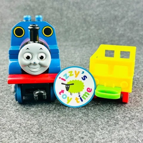 LEGO DUPLO Thomas & Friends Blue Engine Train with Yellow Wagon Freight Car