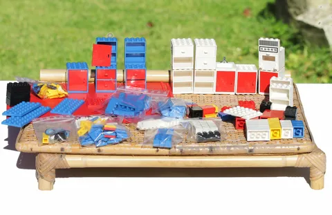 LEGO parts references C 263 kitchen and C 264 living room year 1974 incomplete
