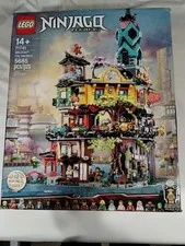 Retired LEGO NINJAGO City Gardens 71741 Box Has Been Damaged Bags Still Sealed