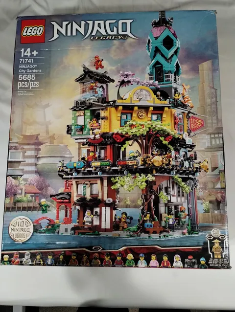 Retired LEGO NINJAGO City Gardens 71741 Box Has Been Damaged Bags Still Sealed