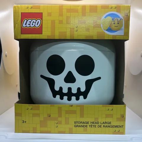 LEGO Storage Head Large Skeleton Skull Container Halloween #4032 New