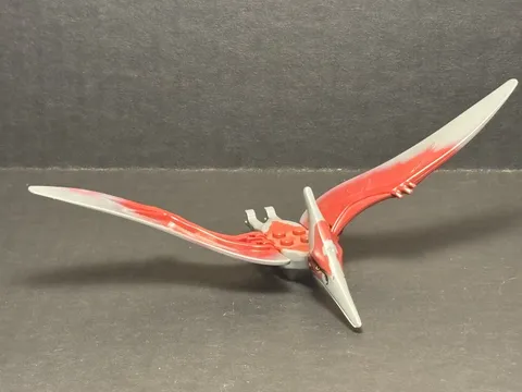 Lego Jurassic World PTERODACTYL Minifigure Dinosaur Red Grey