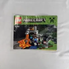 LEGO Minecraft The Cave 21113 Instruction Manual Booklet ONLY No Bricks/Pieces