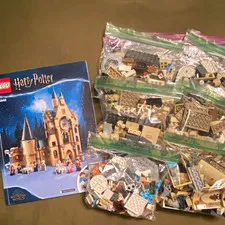 LEGO Harry Potter Hogwarts Clock Tower 75948 922pcs Complete Set Manual No Box