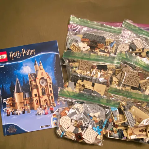 LEGO Harry Potter Hogwarts Clock Tower 75948 922pcs Complete Set Manual No Box