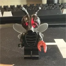 LEGO Fly Monster Minifigure, Minifigures Series 14 Monsters, Black Red Insect