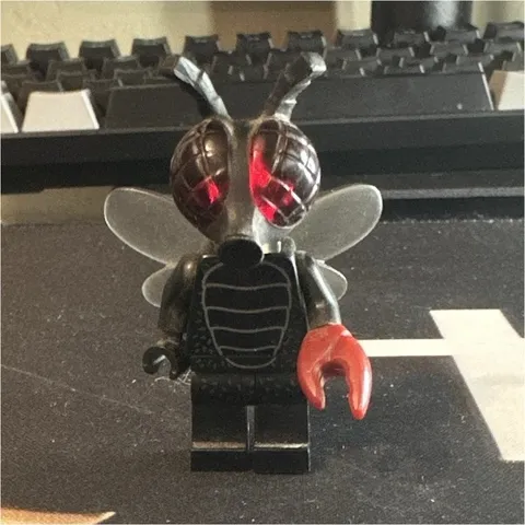 LEGO Fly Monster Minifigure, Minifigures Series 14 Monsters, Black Red Insect