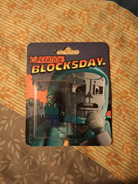 Canvasdon MF Block Operation Blocksday lego minifigure unopened new