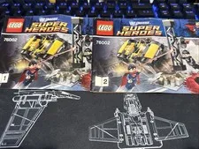 LEGO Instruction Manual Only: DC 76002 Superman Metropolis Showdown