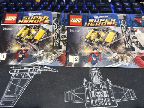 LEGO Instruction Manual Only: DC 76002 Superman Metropolis Showdown