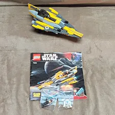 LEGO Star Wars Clone Wars 7669 Anakin’s Jedi Starfighter 153pc R2-D2 No Box