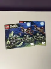 LEGO® Monster Fighters The Ghost Train 2012 Instruction Manuals 1 & 2 Set 9467