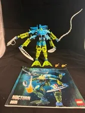 LEGO BIONICLE Nocturn (8935) with Manual and 2 Squids - Please Read