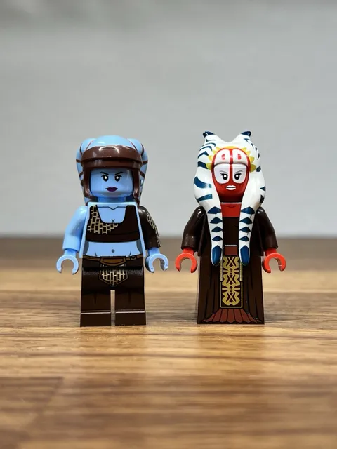 Jonak Toys Shaak Ti & Aayla Secura Lego Star Wars Custom Printed Minifigures