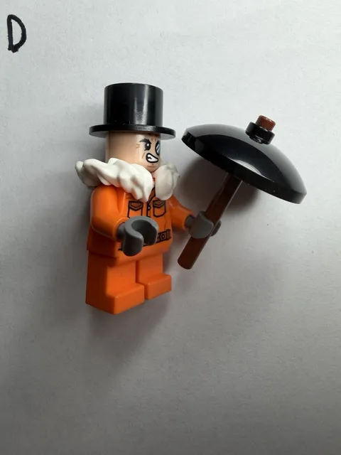 Lego 76300 PENGUIN MINIFIGURE Batman Arkham Asylum with Accessories