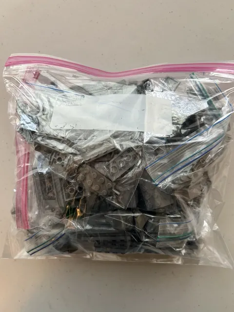 LEGO Dark Grey Brick Pieces 0.5lb Bulk Lot