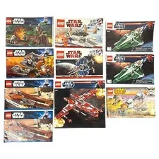 Lot Of 10 LEGO Star Wars Instruction Manuals For Sets 7956 7957 7959 8083 8086 +
