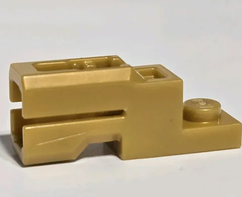 LEGO Parts - Pearl Gold Launcher, 1 x 2 Mini Blaster - No 69754