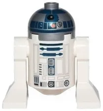 LEGO® Minifigure Star Wars sw0527 Astromech Droid R2-D2 Flat Silver Head Red Dot