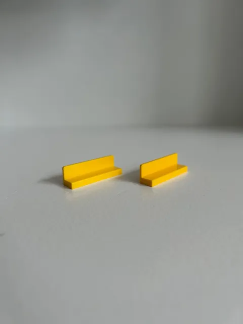 Lot of 2 LEGO  Wall Panel Tile 1x4 YELLOW Part #'s 15207 30413 43337