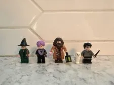 LEGO Harry Potter Minifigure Lot McGonagall Quirrell Hagrid Hedwig Harry