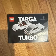 LEGO Porsche 911 Targa Turbo Illustrated Instruction Manual Booklet English