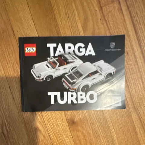 LEGO Porsche 911 Targa Turbo Illustrated Instruction Manual Booklet English