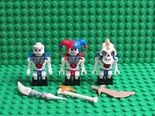 Lot LEGO Minifigs Ninjago The Golden Weapons Skulkin Krazi Frakjaw Nuckal F9
