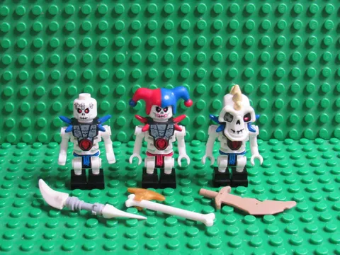 Lot LEGO Minifigs Ninjago The Golden Weapons Skulkin Krazi Frakjaw Nuckal F9
