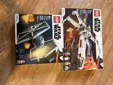 LEGO Star Wars Imperial TIE Fighter X-wing bundle. New sealed in box