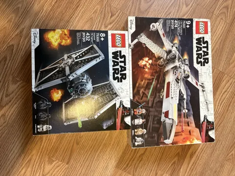 LEGO Star Wars Imperial TIE Fighter X-wing bundle. New sealed in box