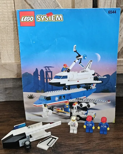 Vtg Lego #6544 Shuttle Transcon 2 Astronaut Incomplete Manual And Parts Set