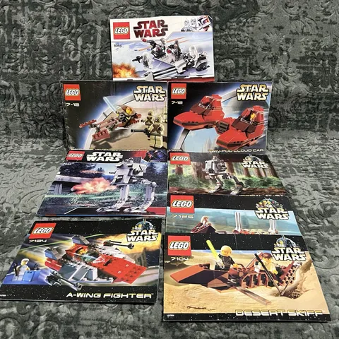 LEGO Star Wars Instruction Manual Lot Of 7 - 7113 7119 8084 7657 More