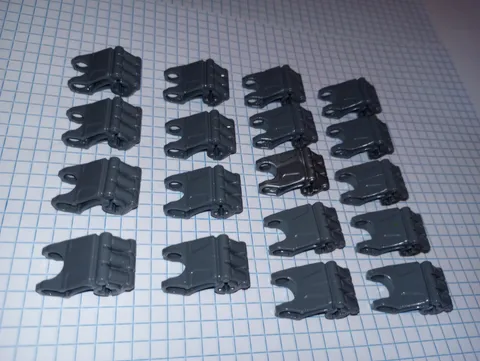 17 Dk Bluish Gray and 1 Pearl Dk  Gray Bionicle Lego 64251 Bionicle Fists Hands
