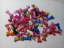 LEGO BULK LOT OF 58 WAVE FLAG 4X1 #4495 MIXED COLORS