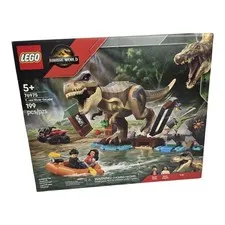 LEGO Jurassic World T Rex River Escape Dinosaur Toy 76975 NEW SEALED 199 Pieces