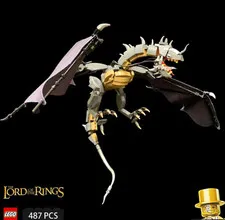 LEGO MOC The Witch-King of Angmar's Mount: The Fallen Beast 487 pieces