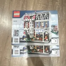 LEGO Pet Shop 10218 Illustrated Instruction Manual English Modular Buildings