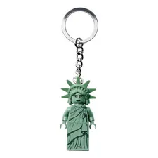 LEGO LADY LIBERTY Minifigure Keyring Keychain Statue of Liberty 3 inches
