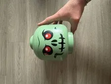 LEGO Large Green Skeleton Storage Head Container