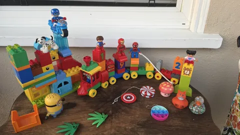 LEGO Duplo Toy Lot Building Set Number Train Iconic Marvel Superheros
