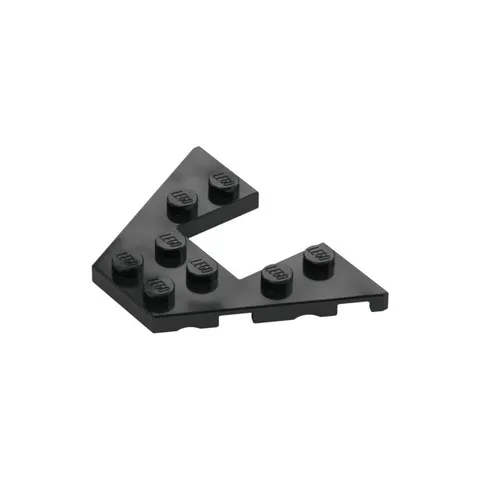 LEGO 14x Black Wedge, Plate 4 x 6 inv.596